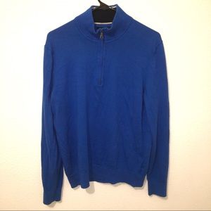 Banana Republic Quarter-Zip Men’s Blue Medium